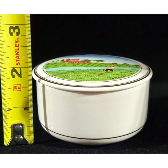 Decorative Vintage Ceramic Trinket Box By Villeroy & Boch, Laplau - Picture 6 of 7